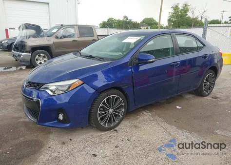 2015 Toyota Corolla S Plus z USA, uszkodzony, nr VIN 2T1BURHE9FC394484